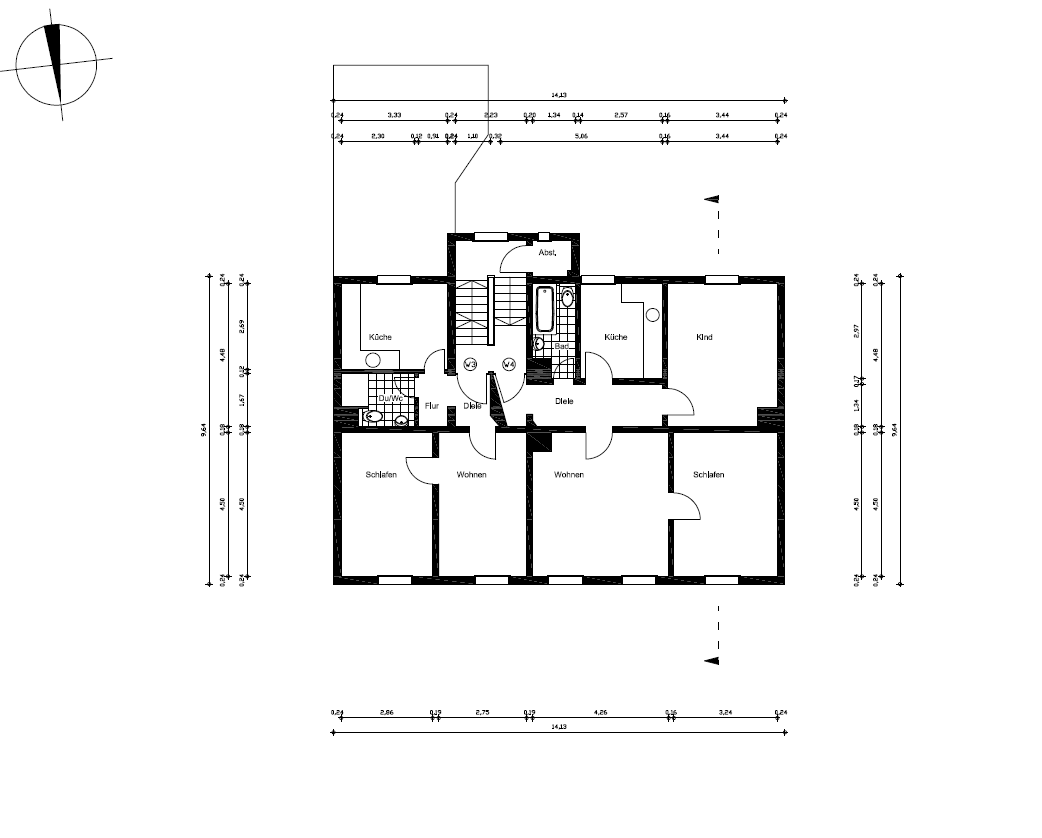 Huldastraße 36 · 1. Obergeschoss · W3/W4
