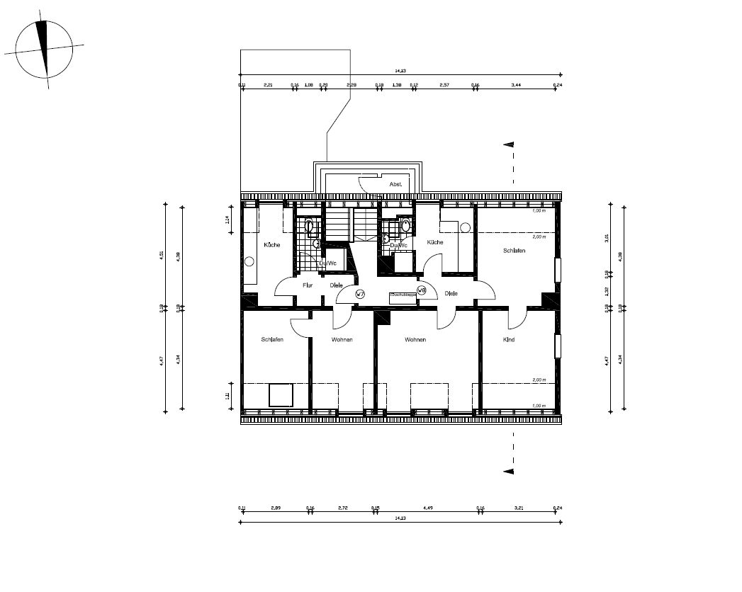 Huldastraße 36 · Dachgeschoss · W7/W8